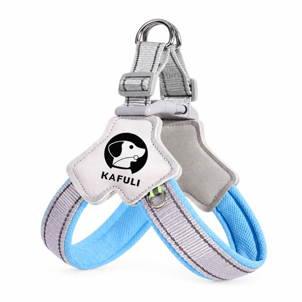 Dog Harness with Leash Set, No Pull Adjustable Reflective Step-in Puppy Harness with Thickened Padded Vest for Extra-Small/Small Medium Dogs