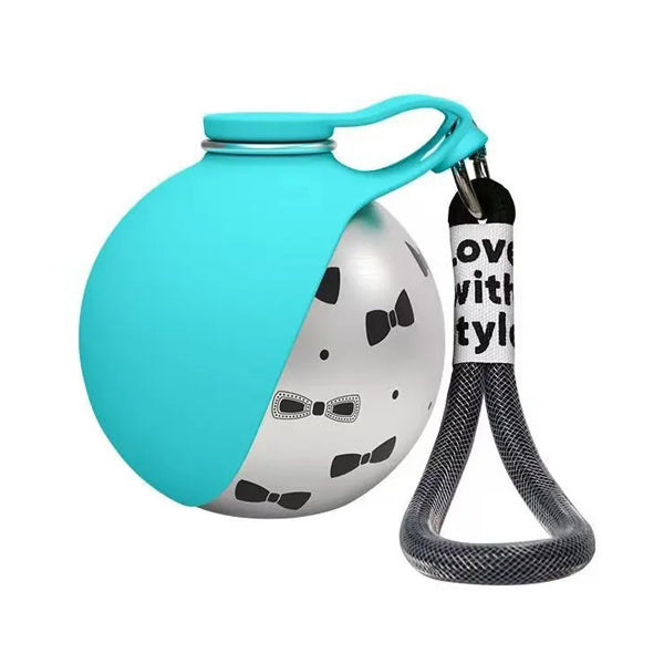 Portable Dog Water Bottle, 285ml Foldable Pet Travel Water Dispenser