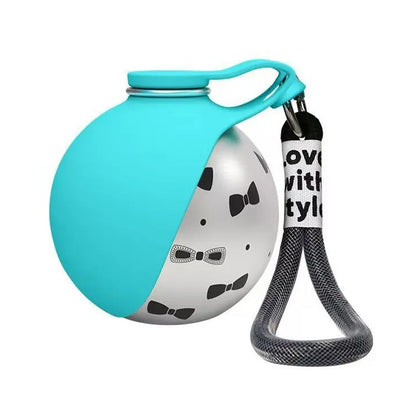 Portable Dog Water Bottle, 285ml Foldable Pet Travel Water Dispenser