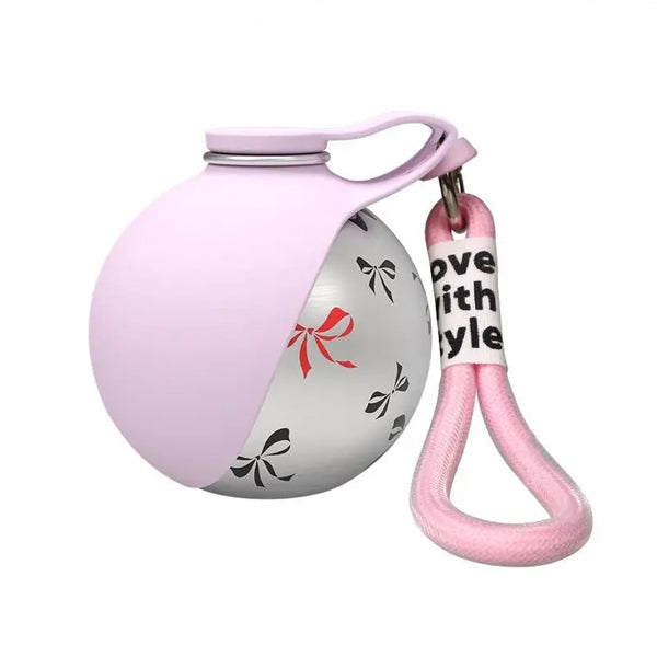 Portable Dog Water Bottle, 285ml Foldable Pet Travel Water Dispenser